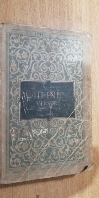 myh 42s - Heinrich Heine - Versuri - ed 1956 foto