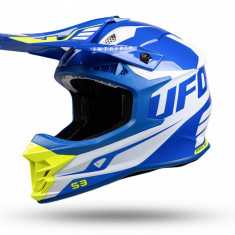 Casca enduro/ATV Ufo Intrepid, albastru/alb/galben neon , marimea XL Cod Produs: MX_NEW HE157XL