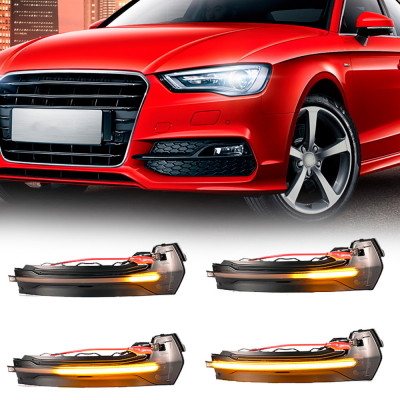 Set de 2 lampi led semnalizare dinamica oglinda Xentech Light Audi A3, S3, RS3 2012 12v foto