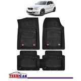 Covorase Auto TeamCar&reg; Tip Tavita Compatibile BMW Seria 1 E81/E87 (2004&ndash;2011) Negru Material Rezistent, Cauciuc