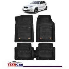 Covorase Auto TeamCar&reg; Tip Tavita Compatibile BMW Seria 1 E81/E87 (2004&ndash;2011) Negru Material Rezistent