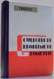 CULEGERE DE PROBLEME DE GEOMETRIE de G. TITEICA , 1965 * COPERTI CARTONATE , PREZINTA URME DE UZURA