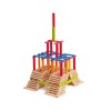 Caramizi colorate din lemn Emma 200 piese, Woodyland