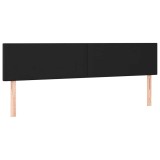 Cumpara ieftin Tablii de pat, negru, 180x5x78/88 cm, piele ecologica