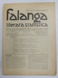 FALANGA LITERARA SI ARTISTICA , ZIAR SAPTAMANAL , ANUL I, NR. 13 , DUMINICA 4 APRILIE , 1910