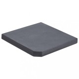 Placa de greutate umbrela, negru, granit, 25 kg, patrat GartenMobel Dekor, vidaXL