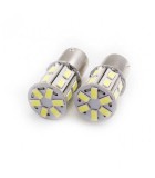 Set becuri LED auto P21W BA15S 12V 500lm 20X5730SMD alb CARGUARD 2buc