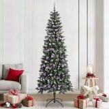 vidaXL Brad de Crăciun artificial cu 300 LED Verde 96 x 96 x 240 cm 3395850