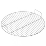 Grill Gratar Rotund Inox 44.5cm Universal VidaXL, M&acirc;nere Transport, Rezistent Rugină, Accesorii Grătar Cărbune, Argintiu