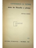 Stephan Korner - Experienta si teorie (Editia: 1969)