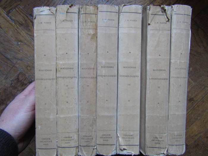 Souvenirs entomologiques, vol. 2, 3, 4,5,7,9,10 / J.-H. Fabre