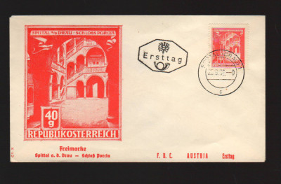 CPIB17100 INTREG POSTAL - SAUSTRIA. SPITTAL a d DRAU, 1982, PRIMA ZI, FDC foto