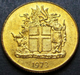 Moneda 1 KRONA / COROANA - ISLANDA, anul 1973 * cod 1665 B = excelenta!