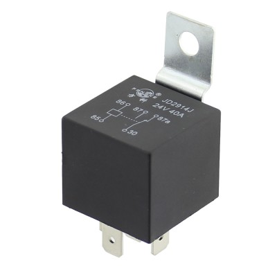 Releu auto 24V, 40A, JD2914J, 25x28x26mm - 128472 foto