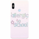 Husa silicon pentru Xiaomi Mi A2, Allergic To School