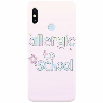 Husa silicon pentru Xiaomi Mi A2, Allergic To School foto