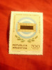 Serie Argentina 1980 - 50 Ani Tehnica Militara -Emblema Acad. Militare , 1 val., Nestampilat