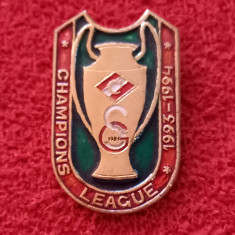 Insigna meci fotbal SPARTAK MOSCOVA-GALATASARAY (Champions League 1993-1994)