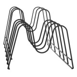 Suport pentru Capace si Vase de Bucatarie, 6 Compartimente, 39 x 17 x 14 cm, Oem