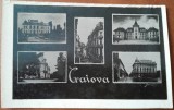 Carte postala, imagini din Craiova, perioada interbelica