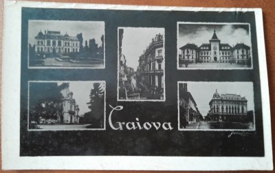 Carte postala, imagini din Craiova, perioada interbelica foto