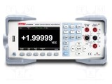 Multimetru de masă UNI-T LCD 4,3&quot; 5,5 cifre cu iluminare și interfață USB, RS232, LAN, GPIB
