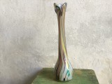 Arta / Design / Vintage - Vaza deosebita dimensiuni mari din sticla colorata realizata manual mijlocul sec XX !