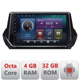 Navigatie Peugeot 2008 2020- Android radio gps internet Octa core 4+32 Kit-209-2020+EDT-E409 CarStore Technology