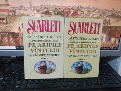 Scarlett 2 vol Alexandra Ripley contin Pe aripile v&amp;acirc;ntului Margaret Mitchell 223 foto