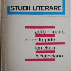 Studii literare (Adrian Maniu, Al. Philippide, Ion Vinea, B. Fundoianu) – Mihail Petroveanu