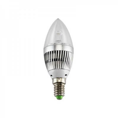 Bec LED Economic 3 LED Soclu E14 LED High Power Lamp foto