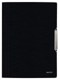 Mapa documente A4 cu elastic plastic negru Leitz Style