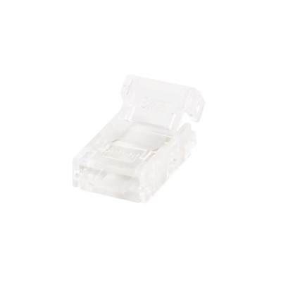 Conector 8mm pentru banda led cob, tip I, 2 pini, clips foto