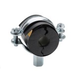 Izolație țeavă 28x19mm cu suport, colier fixare, presiune &icirc;naltă
