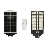 Lampa solara LED iluminat stradal 1000W cu panou solar 30W, baterie LiFePO4 25000mAh, senzor miscare, telecomanda, prindere stalp IP66 Breckner German