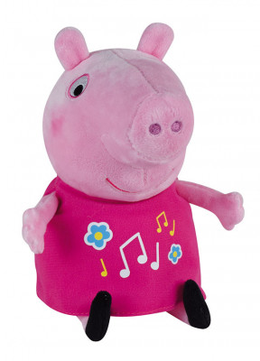 Jucarie Plus Muzicala Jemini Cu Lumini 25cm Peppa Pig foto