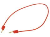 Cablu de măsurare 60VDC 30VAC 10A 0,3m roșu