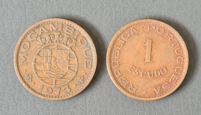 Mozambic 1 escudo 1973 foto