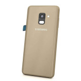 Capac Baterie NOU Original Samsung Galaxy A530 A8 2018 Gold (GH82-15551C),