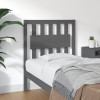 VidaXL Tăblie de pat, gri, 80,5x4x100 cm, lemn masiv de pin 818547