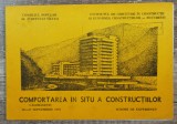 Comportarea in situ a constructiilor, Calimanesti 1978