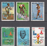 M2 TS1 11 - Timbre foarte vechi - Belize - sporturi olimpice - olimpiade, Sport, Stampilat