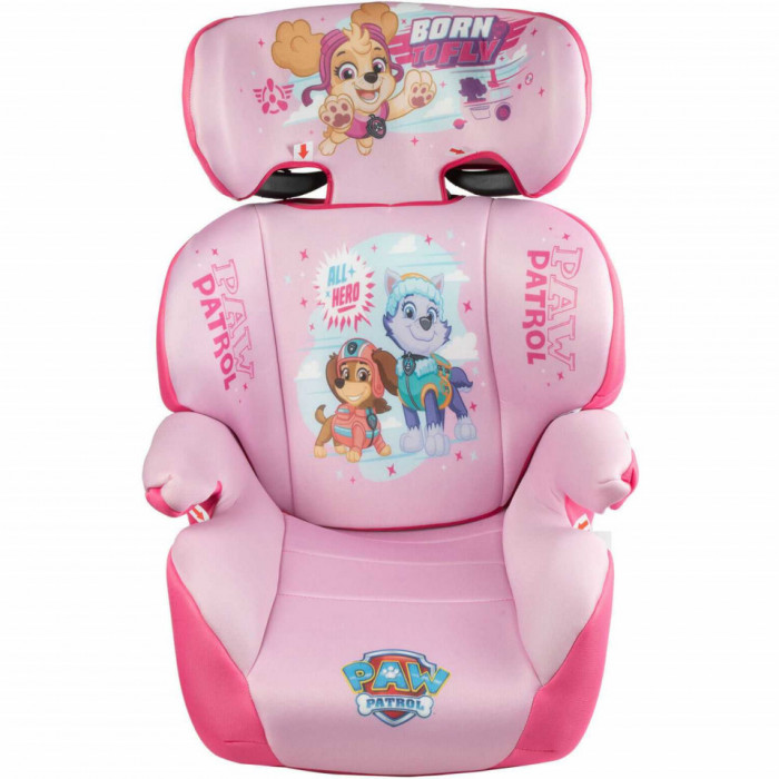 Scaun auto Paw Patrol Girl 15 - 36 kg cu tetiera reglabila TataWay CZ11057