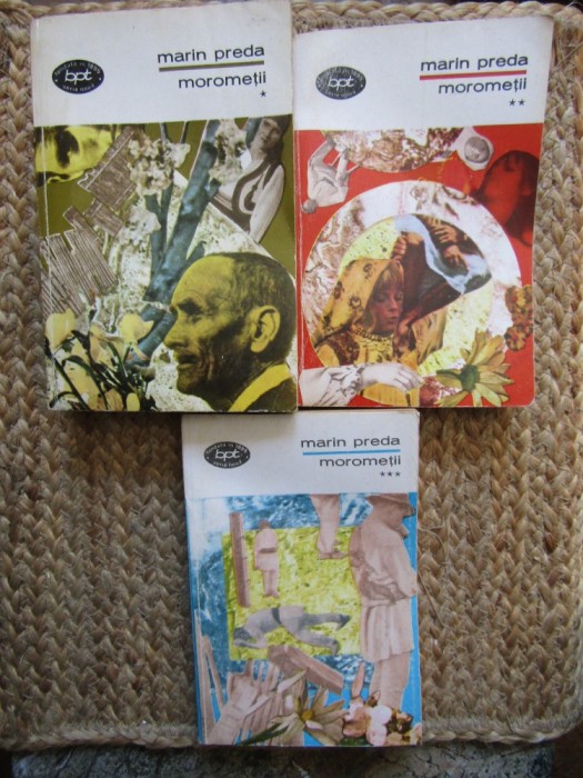 Morometii Marin Preda, 3 Vol., Minerva 1970