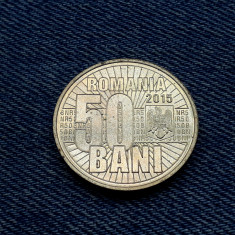 50 Bani 2015 - 10 ani de la denominarea monedei nationale 2005 foto