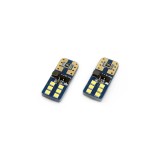 Set becuri auto cu LED CANBUS UltraBright T10e W5W 12 SMD Alb 12/24V AVX-AM01638, General