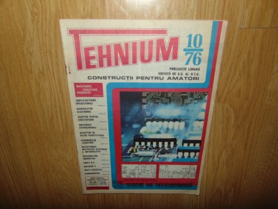 Revista Tehnium nr:10 anul 1976 foto