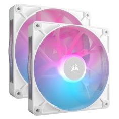VENTILATOR Corsair iCUE LINK RX140 2x140mm RGB ALB, 0.300-1700 RPM +/- 10%, 18.1-95.7 CFM, Presiune Statica: 0.15-3.79 mm-H2O, 10-36dBA, Prindere magn foto