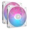 VENTILATOR Corsair iCUE LINK RX140 2x140mm RGB ALB, 0.300-1700 RPM +/- 10%, 18.1-95.7 CFM, Presiune Statica: 0.15-3.79 mm-H2O, 10-36dBA, Prindere magn