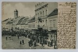 STRADA TARGULUI DE PORUMB , BRASOV , CARTE POSTALA ILUSTRATA , CLASICA , DATATA 1900